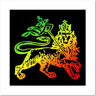 RASTA LION Posters and Art